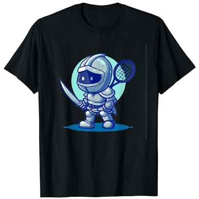 Lustiges Sport-Ritter liebt Tennis-Kostüm T-Shirt