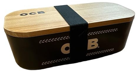 OCB 20720 Aufbewahrungsbox/Storage Box, Kunststoff/Bambus