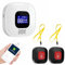 Cuteefun WiFi Notrufknopf für Senioren, Tuya App Hausnotruf, Intelligente Digitale Anzeige, Seniorenalarm Empfänger mit 2 Notfallknopf, Wireless Caregiver Pager für Ältere Menschen, Patient
