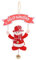 Cartoon Glocken Weihnachten Alter Mann Ornament Metall Party Baum Anhänger Dekoration