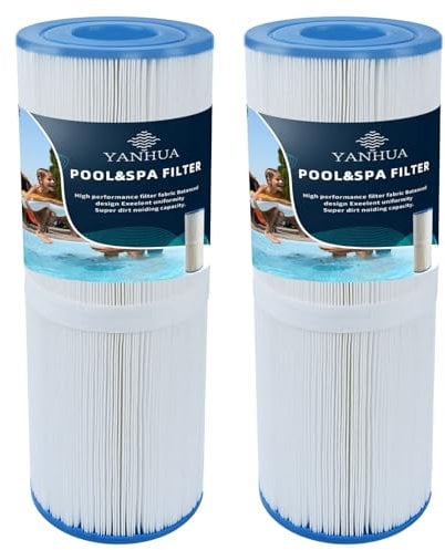 YANHUA Filtri spa per vasca idromassaggio di ricambio per PRB50-IN, per Unicel C-4950, per Filbur FC-2390, per Darlly SC706, per 50 mq. Cartuccia filtro vasca idromassaggio (PRB50-2PCS)