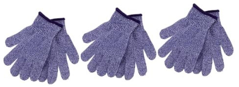 WOONEKY 3paare Level Schnittfeste Kinderhandschuhe Blau Xxs Schutzhandschuhe Für Küche Und Garten Schneiden Slicen Und Schälen