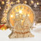 Aragallant LED Weihnachtsbeleuchtung aus Holz, Weihnachtsstern Beleuchtung Fensterbeleuchtung, LED Weihnachtsschmuck Holz, LED Elch Licht, Weihnachtsdeko Led für Innen Balkon (Snowman)