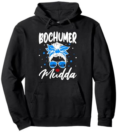Bochumer Mudda – Skyline Bochum Silhouette Pullover Hoodie