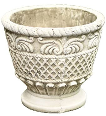 CRBUDY Pots de Fleurs personnalisés en Forme de Coupe en Relief Pot de Fleurs en poterie Rouge Ancien Pot de Fleurs rétro Grand Pot de poterie Décoration de Jardin de Cour Conteneurs de Plantes