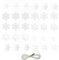 GXGM 30 Copos de Nieve Decorativos Copos de Nieve Blancos para Decoración del Árbol de Navidad Puertas y Ventanas