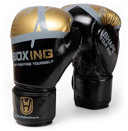 OLYSPM Guantes Boxeo,Guantes de Boxeo,Guantes Muay Thai para Hombres,Mujeres,Niños y Niñas,Guante de Boxeo con Pico Grueso para Kickboxing,Sparring,Muay Thai,MMA