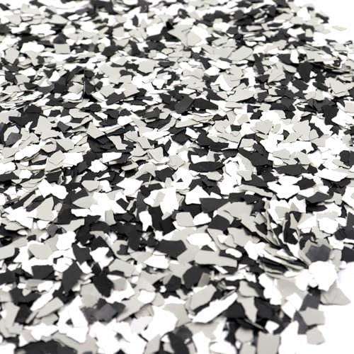 ONTWIE 900 g / 0.9 kg de colores decorativos epoxi para pisos, pintura para piso de garaje, pintura de hormigón, revestimiento epoxi para el hogar, para mejoras del hogar (negro, gris claro, blanco)