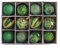 Christmas Tree Decorations Baubles, 12PCS 6CM Shatterproof Balls Hanging Decorations, Christmas Tree Balls Christmas Hanging Ball Small Xmas Baubles(Green)