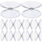 flintronic 12 Piezas Ventosa de doble cara, Ø 40 mm Ventosas Furgoneta Camper, ventosa transparente sin ganchos, Ventosas parasol coche para Baño, Armario