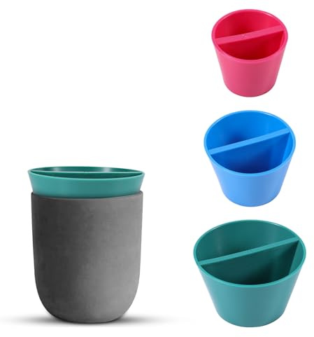 3pcs Rim Cone Pottery Tool, XS/S/M 3 Sizes Pottery Trimming Tools 3D Printed Ceramic Fixing Rim Shaper Cone Pottery Finishing Tools for Potters Clay Artists DIY Pottery Painting Crafts (3 Colors)