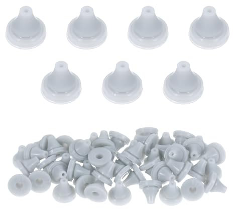 50 PCS Silicone Shower Head Parts Replacement, Universal Shower Head Parts, 0.27 in Replacement Shower Attachment for Bathroom Spray Hole Repair Accessories