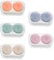 VONJUMA Pack of 5 Contact Lens Containers, Coloured Contact Lens Case, Travel Contact Lens Case Set, Leak-Proof Travel Contact Lens Case for Home and Travel