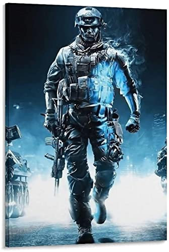 Enartly Poster auf Leinwand drucken Call of Duty Black Ops Poster Canvas Wall Art Immagini per camera da letto 40 * 60cm Senza Cornice