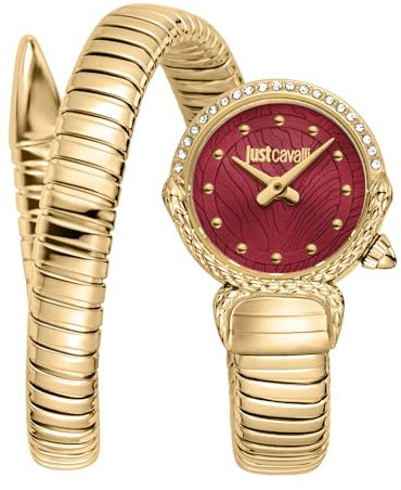 Just Cavalli JC1L350M0035 Women's Analogue Quartz Watch with Stainless Steel Strap