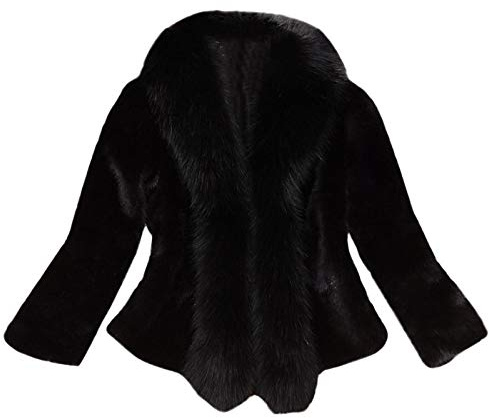 Giacca Donna Pelliccia Finta Outerwear Calda Spessa Pelliccia Donna Giacca