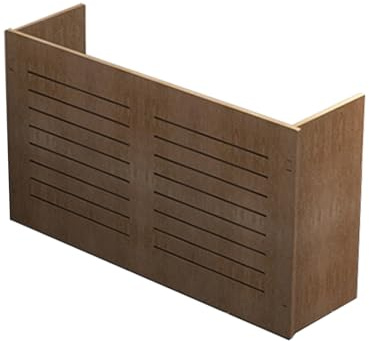CYQQRDZSW Cache-Radiateur Meuble WC Rangement Gain de Place Étagère Radiateur Écran pour Dissimuler Chauffe-Eau Meuble Décoratif Brown 60x40x20cm/23x15x8in