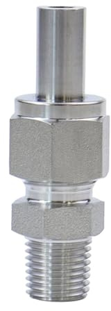 M10 14 18 20 22 27 33 Metric Male x 6 10 14 18 22 28mm OD Butt Weid 304 Stainless Steel Pipe Fitting For Pressure gauge(M18x1.5-14) Plumbing Fittings
