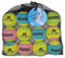 SPORTSPET Tennisball Medium mit Quietscher gel– Extra federnd – Ungiftig – Langlebig – Robust – Schwimmfähig – Quietsch-Tennisbälle im 12er-Pack (64 mm)