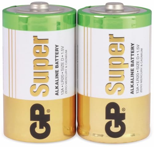 GENERAL DE PILAS Blister 2 piles R20/D Alcalines G.P