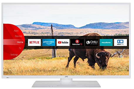 JVC LT-40V55LWA 102 cm / 40 Zoll Fernseher (Smart TV inkl. Prime Video / Netflix / YouTube, Full HD, Bluetooth, Triple-Tuner)