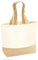 Westford Mill W451 Jute Base Canvas Tote