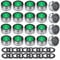 Gebildet 20pcs Rompigetto Aeratore Rubinetto M24 Filtro Rubinetto da Cucina,Risparmio Idrico