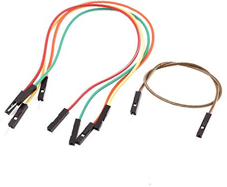 New Lon0167 5 STÜCKE Vorgestellt 2,54mm Pitch 1 zuverlässige Wirksamkeit P Stecker auf Buchse Breadboard Doppelkopf Jumper Draht Kabel 20 cm(id:036 cc 30 33b)