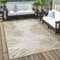 Paco Home Outdoor Teppich Für Terrasse Und Balkon Pastell Palmen Design, Grösse:80x150 cm, Farbe:Grün 3