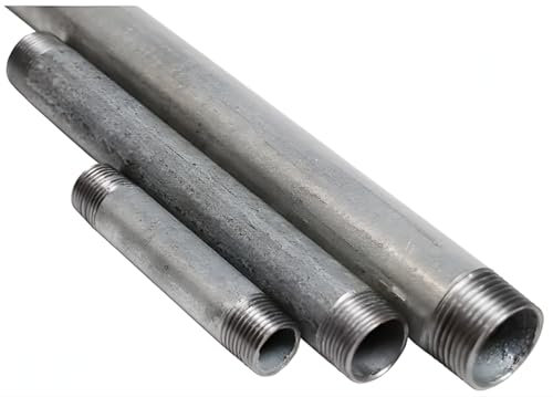 Verzinkt Fitting Temperguss Rohrnippel Rohrdoppelnippel (1/2 x 600 mm)