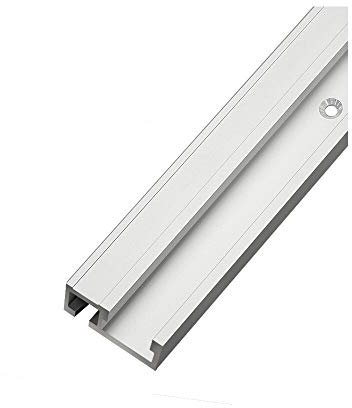 belupai 1000mm Aluminium-Legierung 45 Typ T-Slot T-Track Gehrungsschiene Vorrichtungsschlitz 45 x 12,8 mm für Tischsäge, Oberfräse, Tisch, Holzbearbeitungswerkzeug