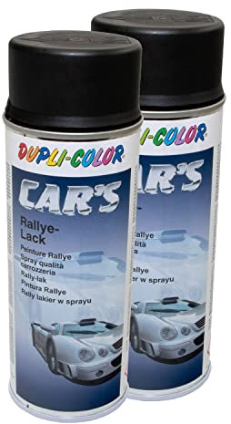 Lackspray Spraydose Sprühlack Cars Dupli Color 652240 schwarz seidenmatt 2 X 400 ml