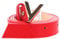 VALENTINO Damen Divina Gürtel, Rot/Gold, Medium