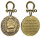 Uiopa Chapa Perro Grabada, Diseño 3D Único Placa Perro Grabada, Placa Identificativa Perro para Collar De Mascota, Disponible en 8 Estilos