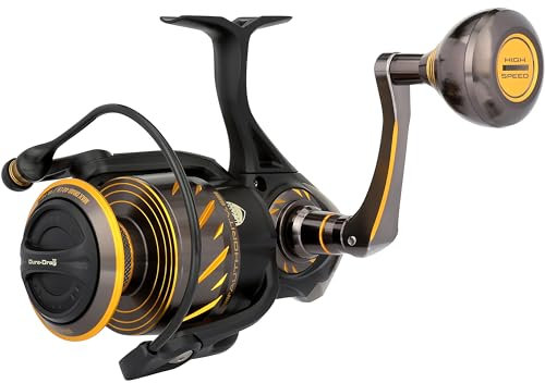Penn Authority 6500HS Spin Reel - Angelrolle, Spinnrolle zum Angeln im Salzwasser, Meeresrolle, Stationärrolle zum Pilken
