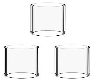 WratryParts 3pcs sostituzione tubo dritto vetro serbatoio per Eleaf Melo 3 RTA serbatoio (normale)