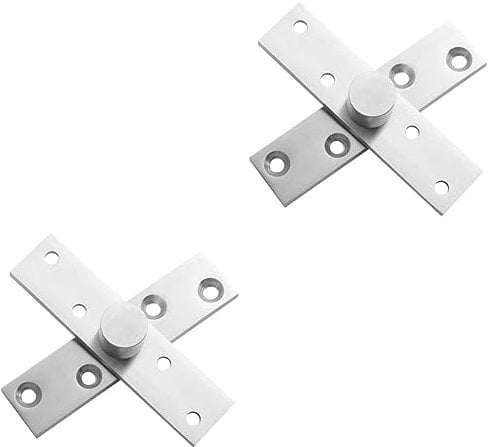 OSALADI 2 Stück 360 Selbstschließendes Pivot-scharnier Gravity-pivot-scharnier Schwenkbares Scharnier Für Die Dusche Scharniere Für Schränke Verdecktes Drehgelenk Drehen Türangel Rotieren