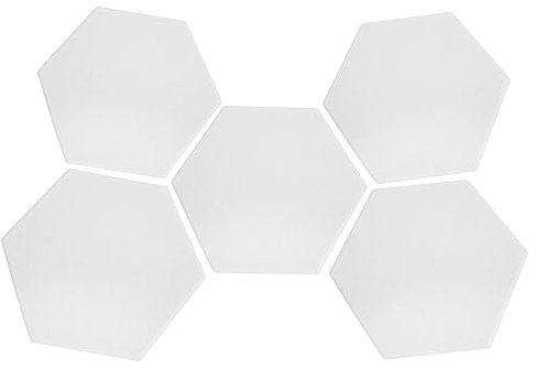 TOPPERFUN 5pièces Panneau Acoustique Auto-adhésif Polyester De Matériel Isolation Sonore Pour Mur Absorption De Bruit Pour Studios Ktv Et Salles De Musique