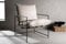Bourgh Lounge Sessel Sedalia - Einzelsofa/Relaxsessel für Wohnzimmer & Schlafzimmer weiß in modernem Design