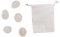 Piedra Natural Cuarzo Blanco - 5 Cristales Pulidos con Propiedades Energéticas, piedra cuarzo banco (Cuarzo Blanco, 5 PCS)