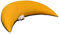 Mond 50cm Das Halbmond Kissen mit EPS-Perlen mango| kleines Schlafkissen, Reise- Kopfkissen, Kuschelkissen, Lesekissen