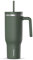 Hydrapeak Voyager Edelstahlbecher mit Griff, isolierte Wasserflasche mit Strohhalm und Deckel, Becherhalterfreundlich, wiederverwendbar, Reisebecher, Thymianblau