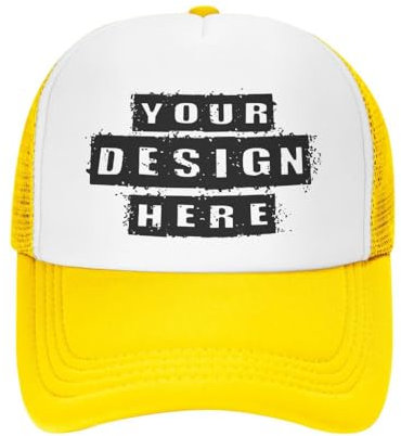 KYZMZC Custom Hats Personalisierter Hut Fügen Sie Bild, Text und Logo hinzu, um Ihren eigenen Hut zu entwerfen