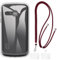 Coque Téléphone TPU avec Sangle Bandoulière/Collier Compatible avec Doro 1880 4G, Étui Antichoc avec Cordon Réglable