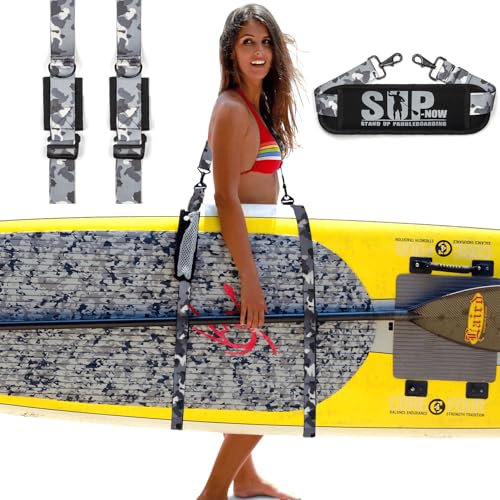 SUP-NOW Paddle Board Zubehör Träger SUP Tragegurt zum Tragen Paddleboard Zubehör für Damen und Herren