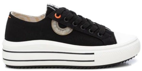 REFRESH - Sportschuhe Sneaker Damen Schwarz - Bequeme und vielseitige Schuhe - Casual Mode - Modell 17271907 (Größe 41)