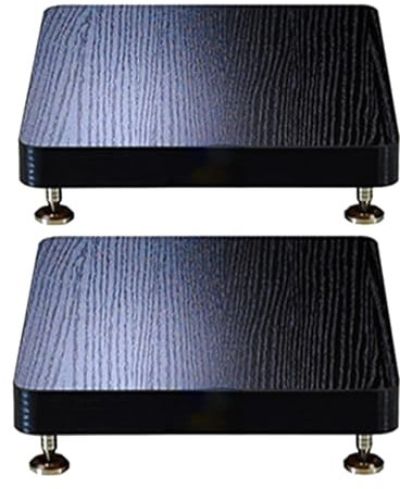 HYDTGZ Universal Speaker Stands 15.7×17.7×1.8 in Audio Amplifier Stand Desktop Subwoofer Audio Isolation Platform Floor Speaker Mounts for Home Theater,A2