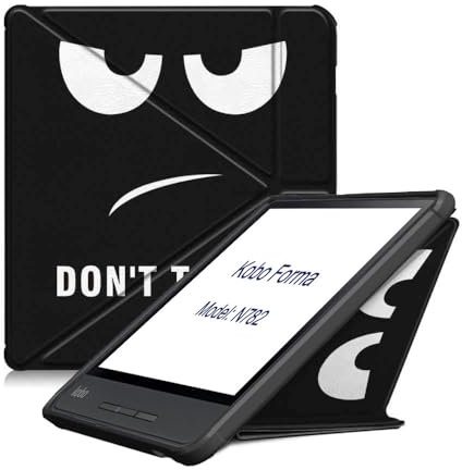 Étui à rabat en cuir pour liseuse Kobo Forma N782 8 (version 2018), ultra fin et léger avec fonction veille/réveil automatique pour KOBO Forma 2018 8 (YJ)