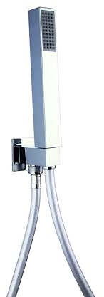 Marco Mammoliti | Mini Kit Doccia Quadrato con Doccetta Flessibile e Presa Acqua, Attacco G1/2