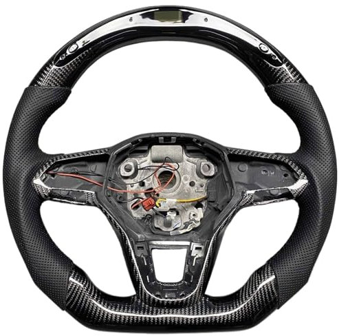 Sportlenkräder Kompatibel Mit VW Für Golf 8 Für GTI R MK8 Für J&etta Für GLI Für ID4 Carbonfaser-Sportlenkrad-Modifikations-Autozubehör(Style 2)